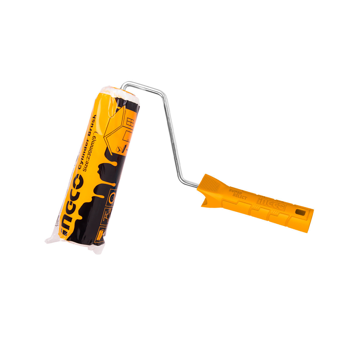 HRHT282302 - Brosse cylindrique de 9 pouces (paroi intérieure) acrylique HRHT282302 INGCO Maroc