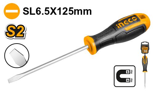 HS686125 - TOURNEVIS A FENTE D:6.5MM L:125MM INGCO Maroc