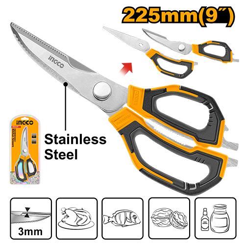 INGCO CISEAUX DE CUISINE 225MM(9'') AU MAROC [HSCRS822251]