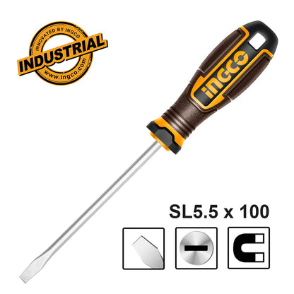HSDSL5100 - TOURNEVIS A FENTE D:5MM L:100MM INGCO Maroc