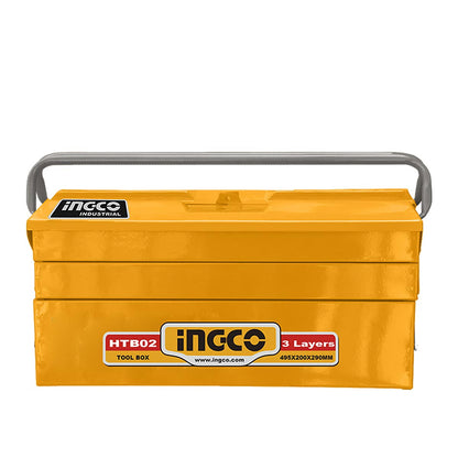 HTB02 - BOITE A OUTILS TAILLE:495X200X290MM 3 ETAGES INGCO Maroc