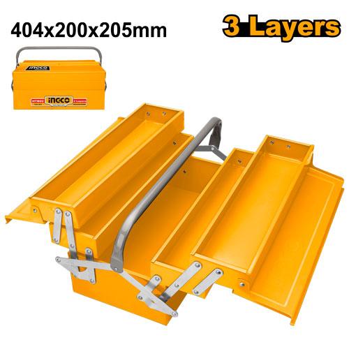 INGCO BOITE A OUTILS TAILLE:400X200X195MM 3 ETAGES [HTB03]