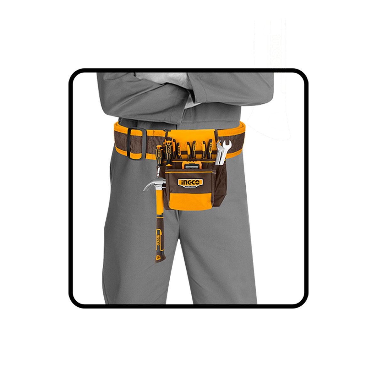 HTBP010128 - POCHETTE A OUTILS 35X32CM NR - INGCO Maroc