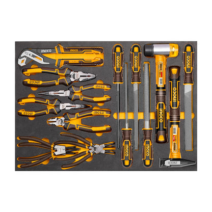 HTCS273281 - SERVANTE A 7 TIROIRS + 328 PIECES INGCO Maroc
