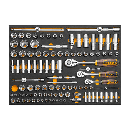 HTCS273281 - SERVANTE A 7 TIROIRS + 328 PIECES INGCO Maroc
