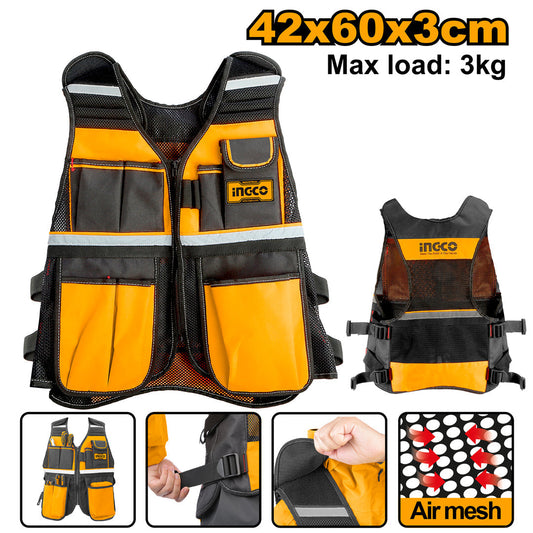 INGCO GILET A OUTILS 3KG MAX [HTVT0901]