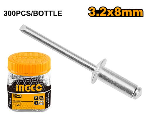 HWRT3200811 - RIVET 3.2X8MM BOITE DE 300 PIECES INGCO Maroc