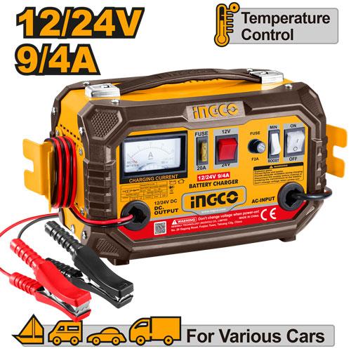 ING-CB1601 - CHARGEUR A BATTERIE 12V/24V INGCO Maroc