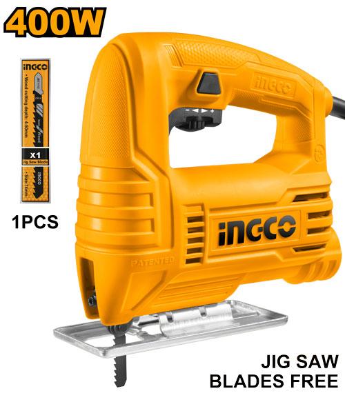 JS400285 - SCIE SAUTEUSE 55MM 400W SS + 1 LAME INGCO Maroc