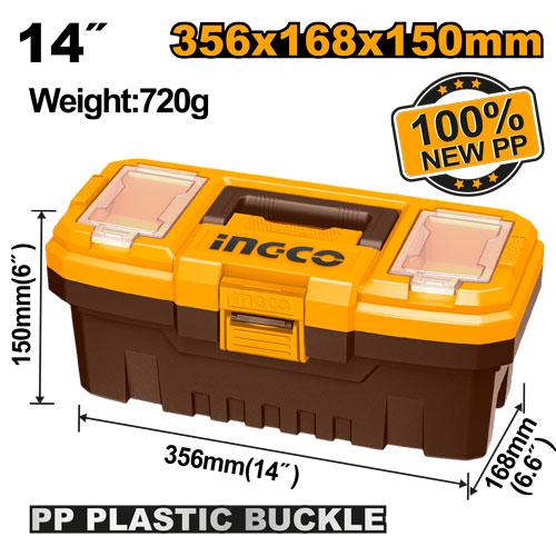 INGCO BOITE A OUTILS EN PLASTIQUE PVC 14'' [PBX1401]
