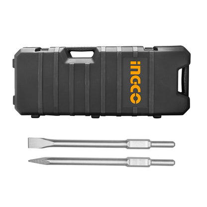 PDB17008 - MARTEAU BURINEUR 16KG 1700W + 2 BURINS INGCO Maroc