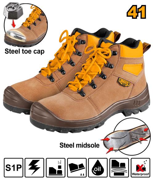 INGCO "CHAUSSURES SÉCURITÉ
TAILLE 41" [SSH02S1P.41] AU MAROC