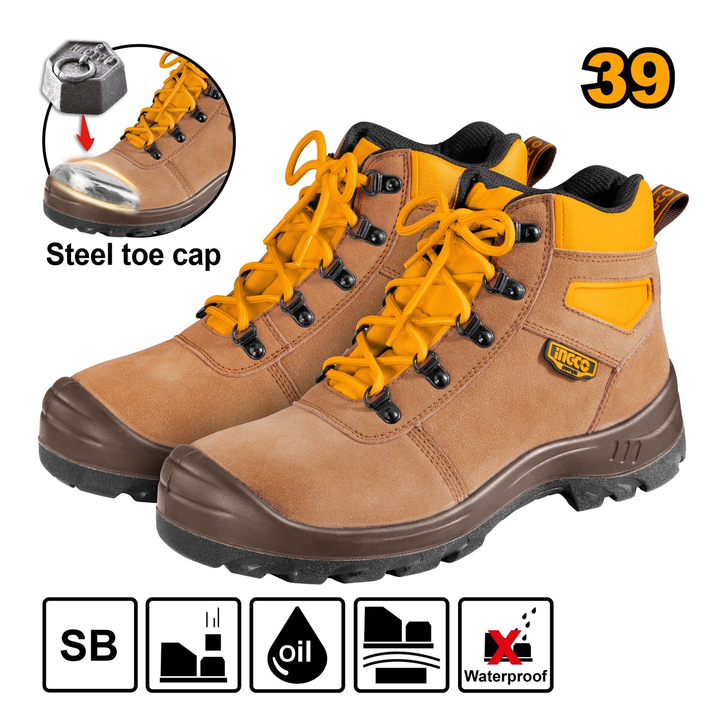 INGCO CHAUSSURES DE SECURITE TAILLE 39 [SSH02SB.39]