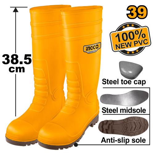SSH092S1P.39 - BOTTES DE SECURITE S1P TAILLE39 INGCO Maroc