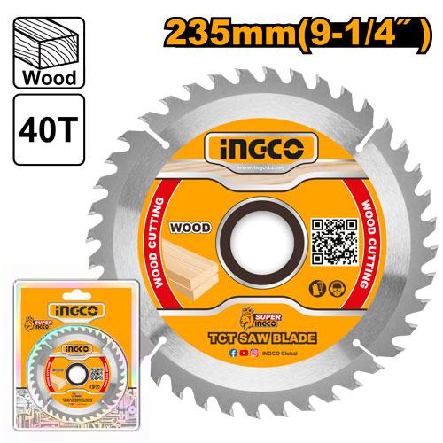 TSB123525 - DISQUE SCIE CIRCULAIRE 235MM 40D COMPATIBLE CS2358 INGCO Maroc
