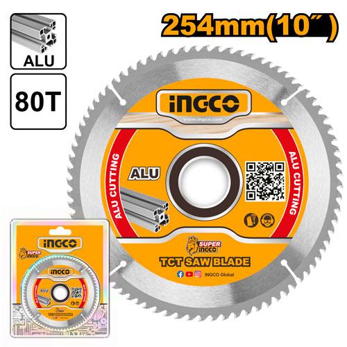 TSB325428 - DISQUE ALU 254MM 80 DENTS INGCO Maroc