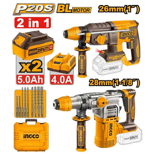 COSLI250462 - KIT COMBINÉ DE 2 PIÈCES INGCO Maroc