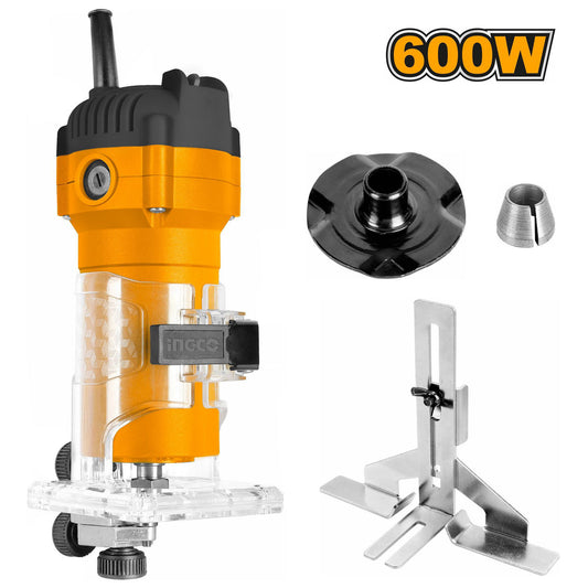 Affleureuse 6mm 600W INGCO pour Menuiserie et Stratifie