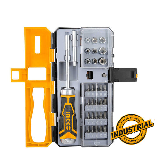 INGCO SET DE 33 PIECES POUR TOURNEVIS [HKSDB0338]