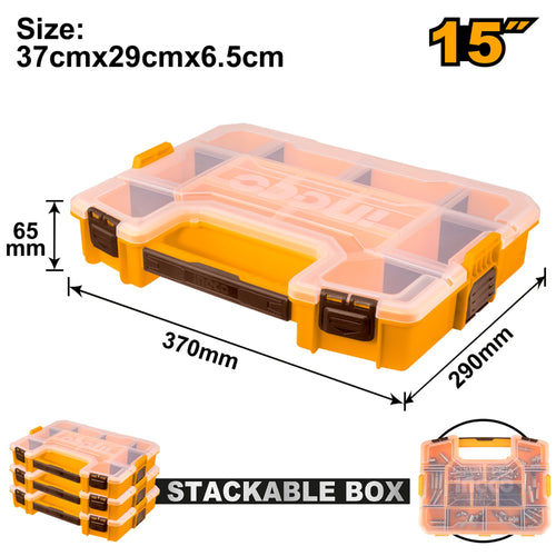 INGCO BOITE DE RANGEMENT PLASTIQUE 15" NR [PBX1511]