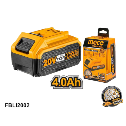 INGCO BATTERIE 20V 4,0A [FBLI2002]