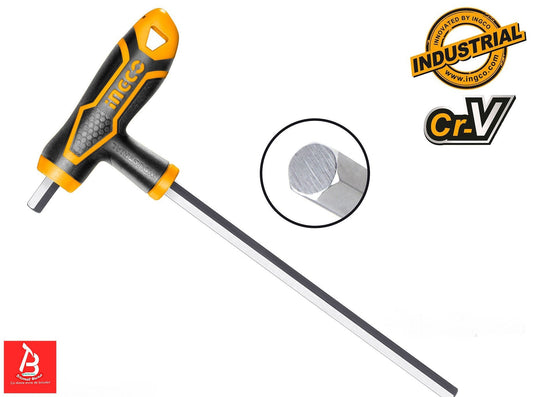 INGCO CLE HEXAGONALE A POIGNEE EN T 5X150MM [HHK1551501]