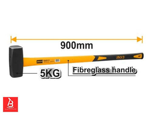 INGCO MARTEAU DE FORGERON 900MM 5 KG [HSTH03598]