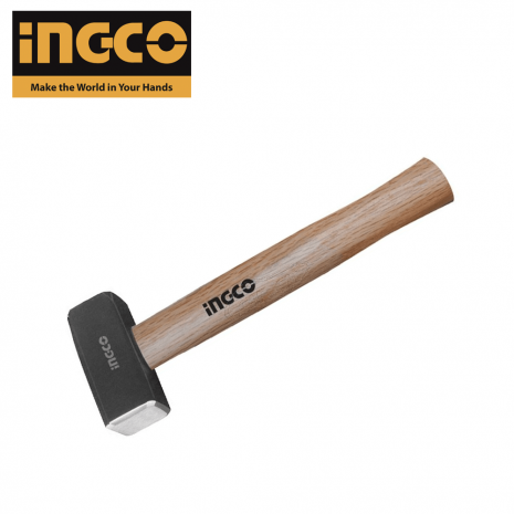 INGCO MASSETTE 1,5KG POIGNEE EN BOIS DUR [HSTH041500]