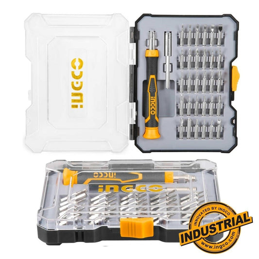 INGCO SET DE 32 EMBOUTS DE TOURNEVIS + MANCHE [HKSDB0348]