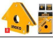 INGCO SUPPORTS DE SOUDAGE MAGNETIQUE 4'' [AMWH50041]
